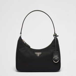 Prada Re-Edition 2005 Re-Nylon mini bag, black. New.